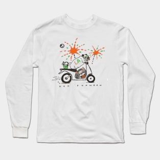 Full Moon Party-Goers Long Sleeve T-Shirt